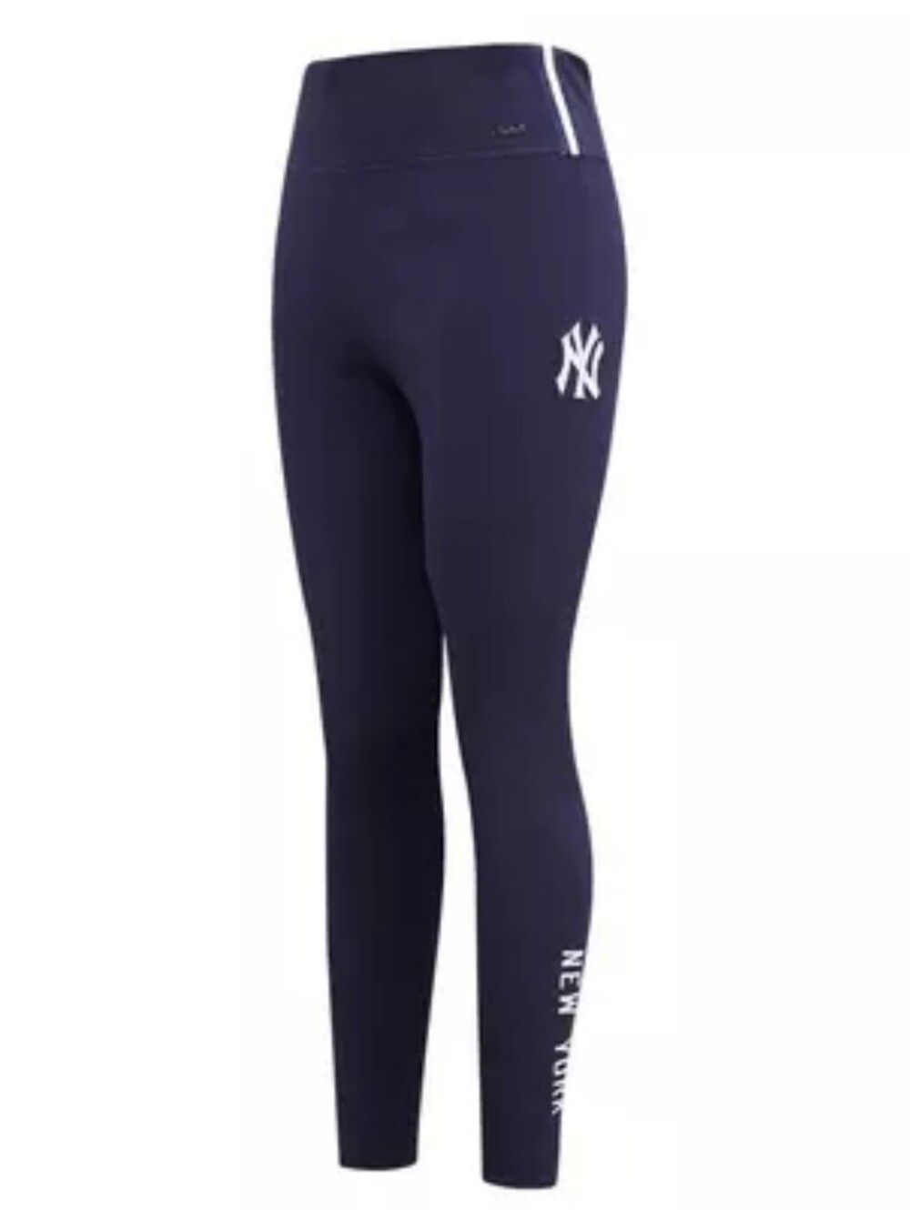 High-Waist Navy NY Logo Leggings